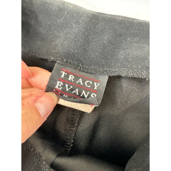 Tracy Evans Womens Black‎ Polyester & Spandex Pants  Side Zipper & Zigzag - Picture 4 of 11